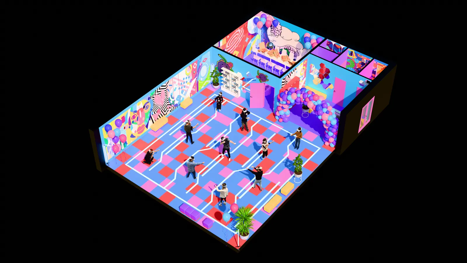 MINI Arena 3D yerleşim görseli